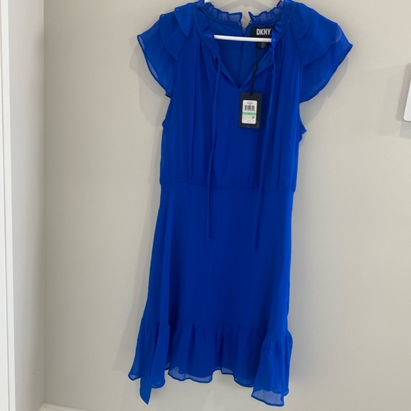Royal blue DKNY dress, never been worn - Picture 1 of 7